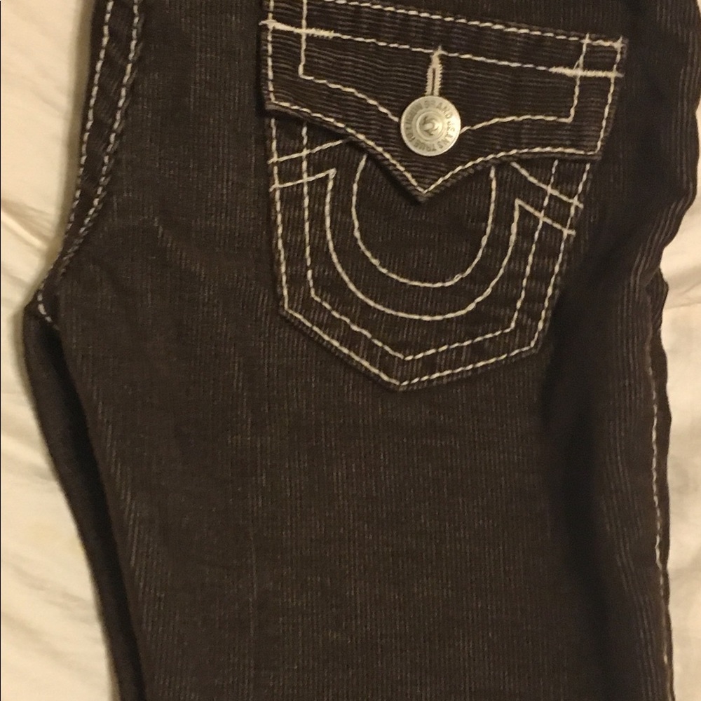 Brown True Religion Velvet